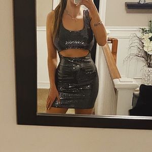 Sexy Sparkly Mini Dress